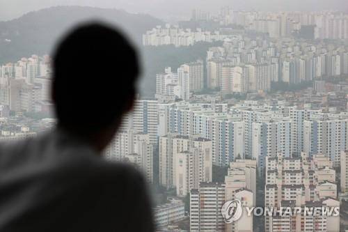 내 아파트는 어디에 서울 영등포구 63스퀘어에서 바라본 서울 시내 아파트의 모습.