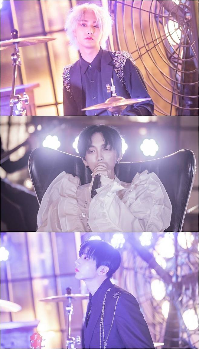 위쪽부터 드러머 도선, 메인보컬 성우, 기타리스트 혁진 (사진=롤링컬쳐원 제공)