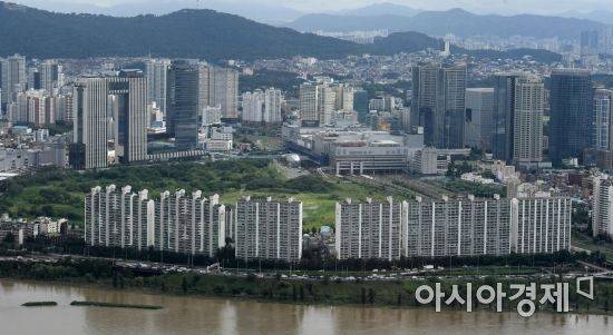 서울 여의도 63전망대에서 바라본 용산 정비창 부지 모습./김현민 기자 kimhyun81@