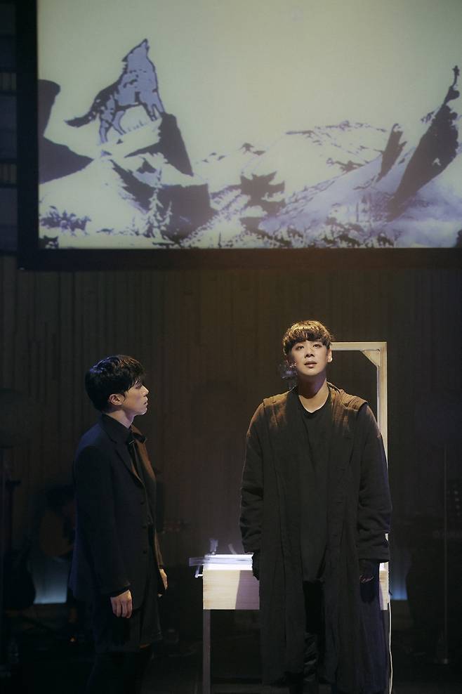 뮤지컬 ‘개와 고양이의 시간’ 공연 사진. [아떼오드]