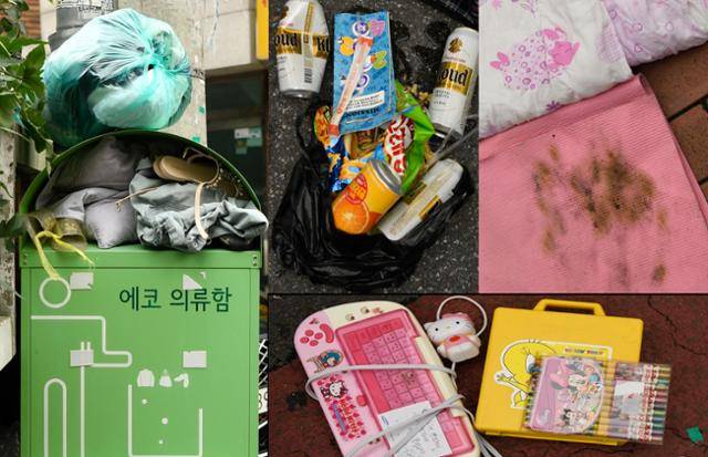 서울 도심 내 헌옷수거함들이 ‘쓰레기통’으로 전락하고 있다. 하루가 멀다 하고 빗발치는 인근 주민들의 민원에 구청도 만성적인 몸살을 앓는다.