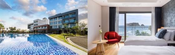 더 그랜드 섬오름 호텔 및 객실 전경 / 사진=더 그랜드 섬오름 호텔