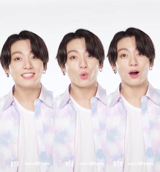 "7년 동안 고마워" /사진=[배스킨라빈스 X BTS] 광고촬영장 세로직캠 방탄소년단 정국 (JungKook cam) 화면 캡쳐