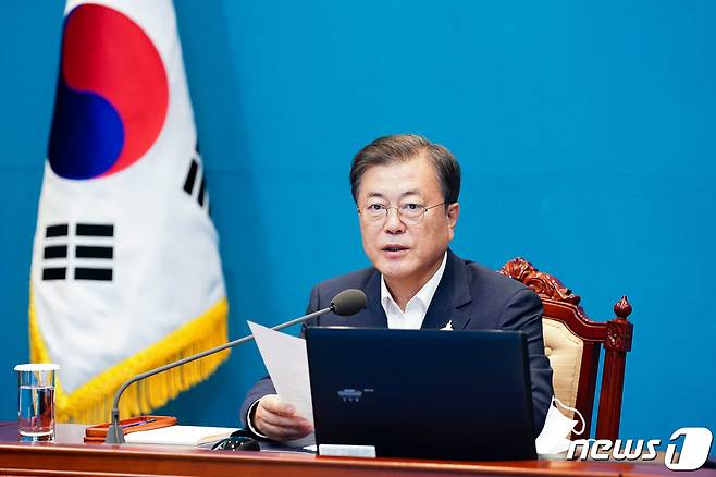 문재인 대통령.© News1 유승관 기자