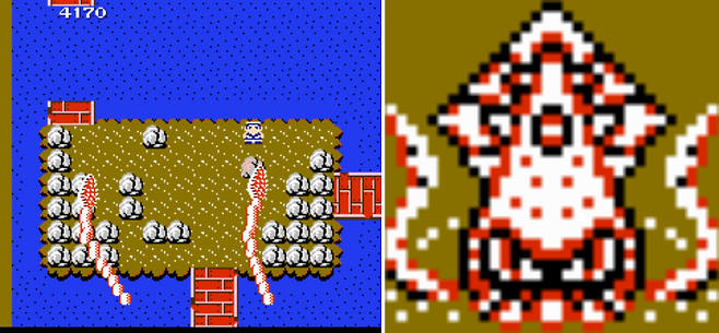 (거대한 촉수 공격을 일삼는 괴물 크라켄)