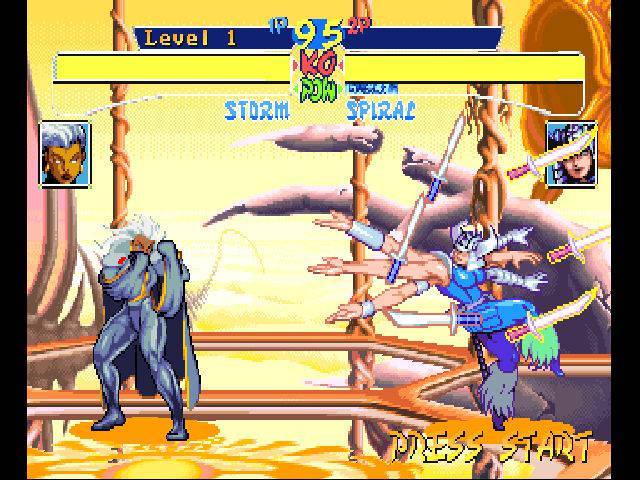 (다수의 팔로 특수한 공격을 퍼붓는 스파이럴)