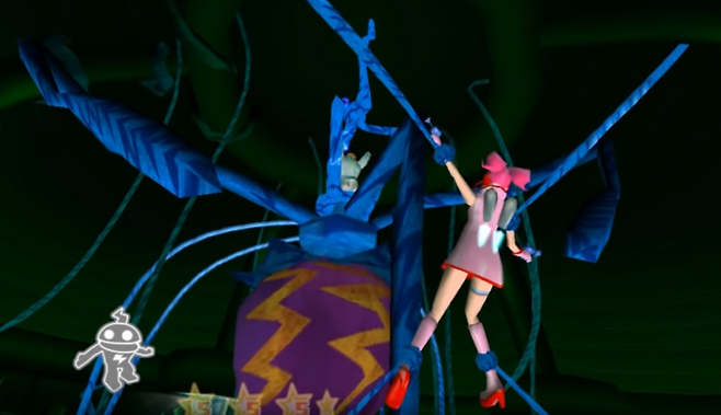 (촉수처럼 울랄라의 팔다리를 묶었다! 이것은 어디서 많이 보던 전개인데!)