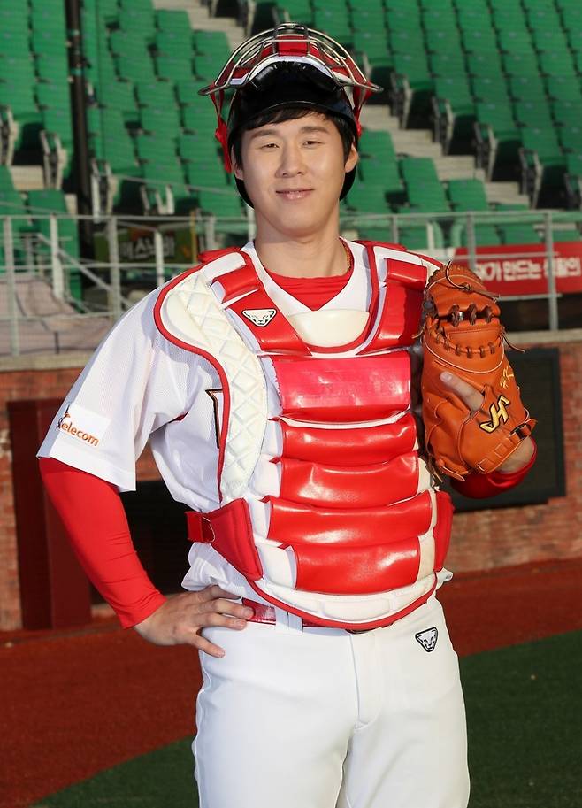 ▲ SK 시절의 이홍구. ⓒSK 와이번스