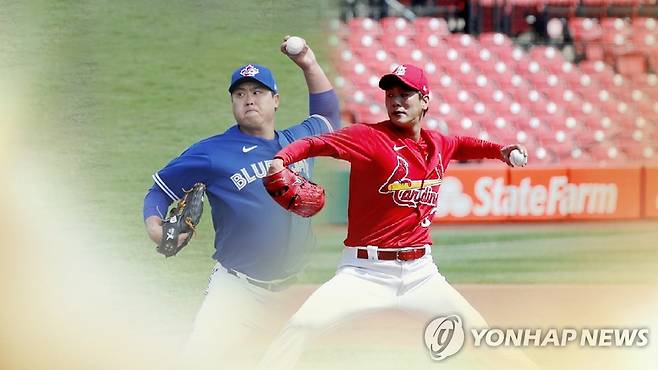 류현진-김광현(CG) [연합뉴스TV 제공]