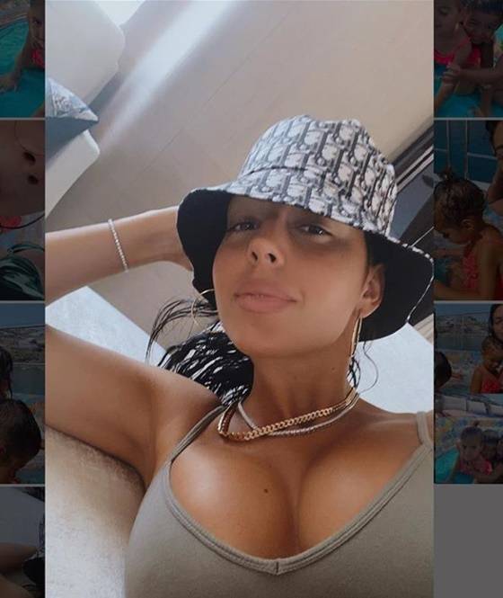 모자를 쓴 조지나 로드리게스. /사진=조지나 로드리게스 인스타그램 캡처