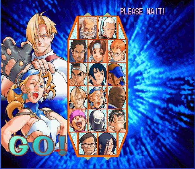 (매력적인 캐릭터 선택 화면)