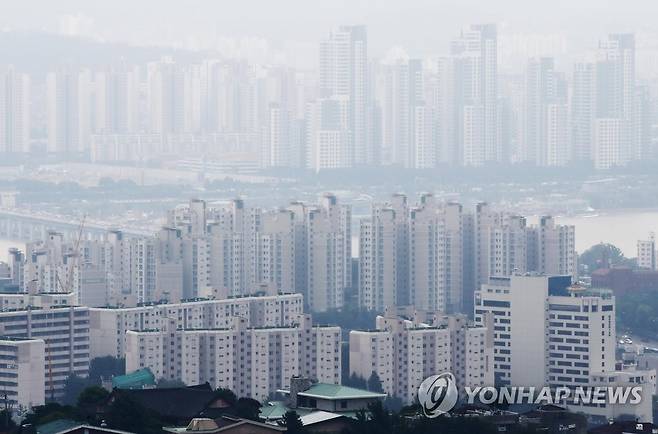 남산에서 바라본 서울 시내 모습 [연합뉴스 자료사진]