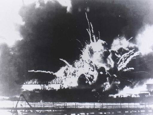 1941년 12월 일본군이 미국 하와이 진주만을 공습하는 모습. 세계일보 자료사진