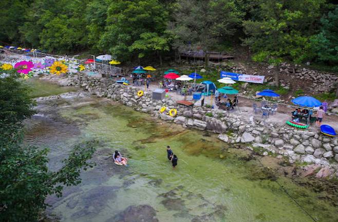 정비 이후 포천 백운계곡.(사진=경기도)