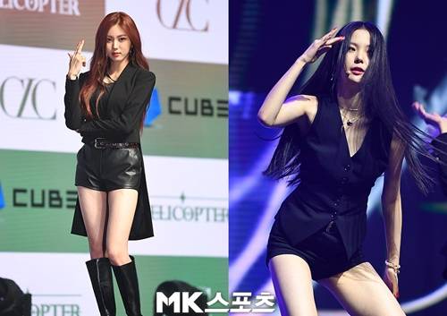 권은빈 최유진 CLC 사진=MK스포츠 천정환 기자