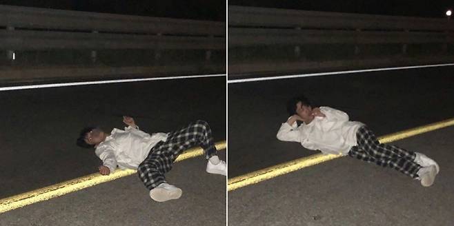 래퍼 양홍원이 5일 SNS(소셜네트워크서비스) 노출 사진을 올렸다. /사진=양홍원 인스타그램