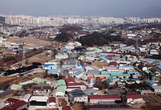 3기 신도시로 지정된 경기도 하남시 교산동 일대 모습. [연합]