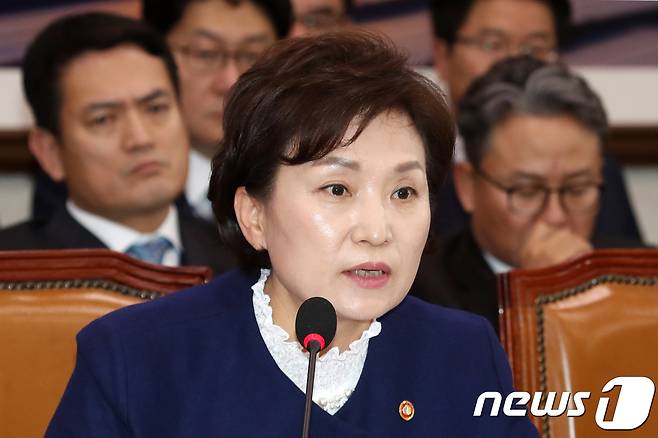 김현미 국토교통부 장관 /뉴스1 © News1 민경석 기자