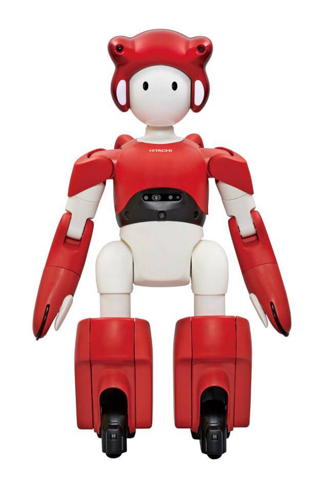 히타치의 커뮤니케이션 로봇 /니혼게이자이 캡처