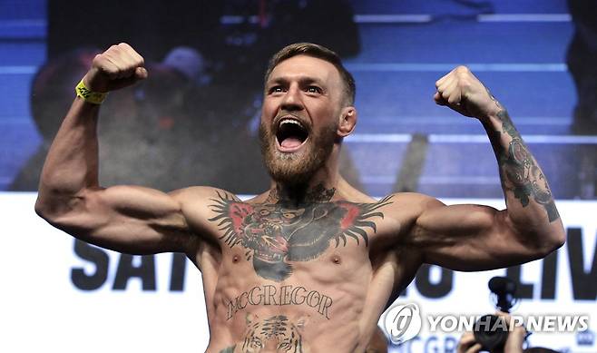 UFC 간판스타 코너 맥그리거 [AFP=연합뉴스 자료사진. 재배포 및 DB 금지]