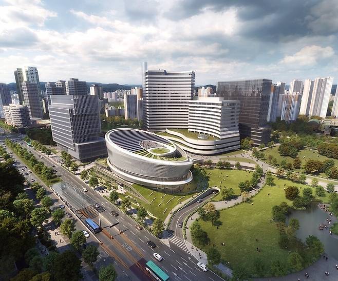 경기도서관 조감도.