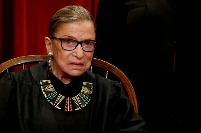 긴즈버그 연방대법관(사진=연합뉴스)