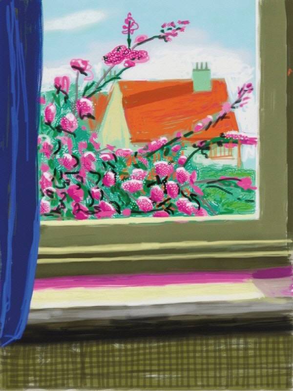 데이비드 호크니의 My Window, No.778