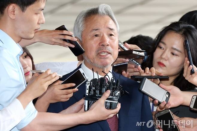 미스터피자 창업주 정우현 전 MP그룹 회장/ 사진=이기범 기자 leekb@