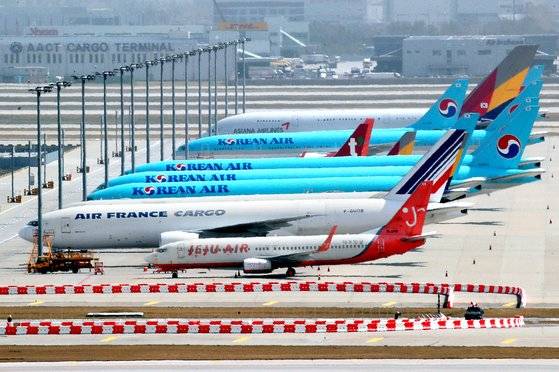 인천국제공항 전망대에서 바라본 공항 내 모습. 연합뉴스