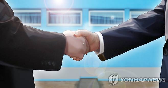 판문점 정상회담 (PG) [권도윤 제작] 일러스트