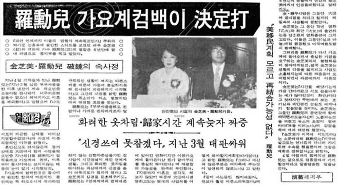 1982년 5월6일자 경향신문