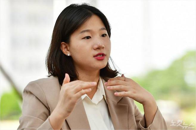 국회에서 더불어민주당 박성민 최고위원이 CBS노컷뉴스와 인터뷰를 하고 있다. (사진=윤창원 기자)
