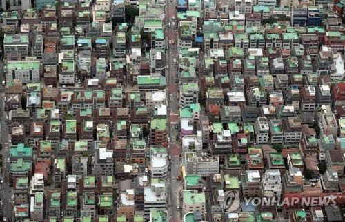 서울 송파구 일대 다세대·연립주택 [연합뉴스 자료사진]
