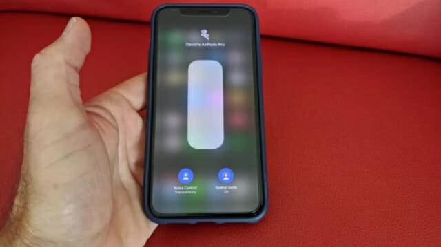 에어팟 프로의 공간음향 기능 (사진=씨넷)