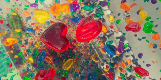 Jelly creatures are traces of human desires that can harm people. [NETFLIX]