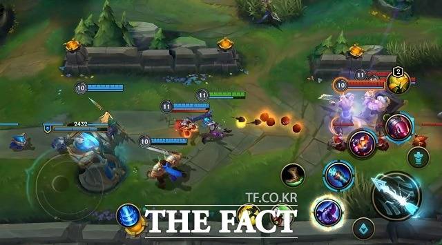 '리그오브레전드: 와일드 리프트'는 PC '리그오브레전드'를 단순 이식한 것이 아닌 처음부터 다시 만든 새로운 게임이다. 사진은 실제 플레이 화면 /유튜브 캡처