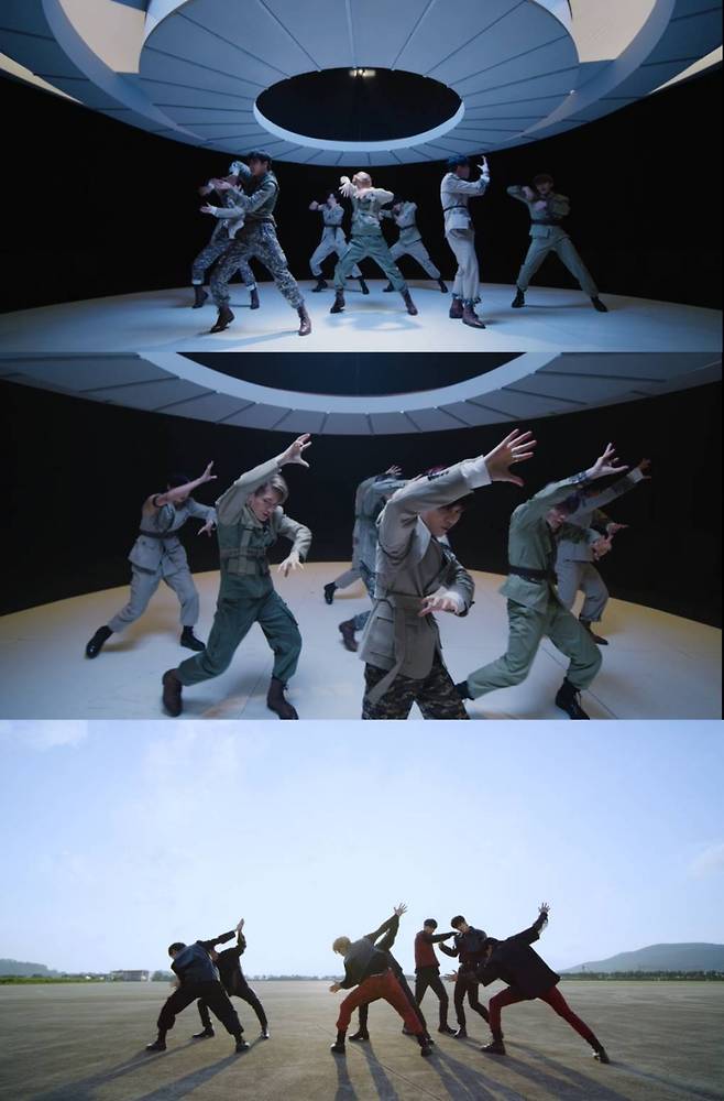 ▲ 베리베리 미니 5집 '페이스 어스' 타이틀곡 'G.B.T.B' 뮤직비디오 화면 캡처