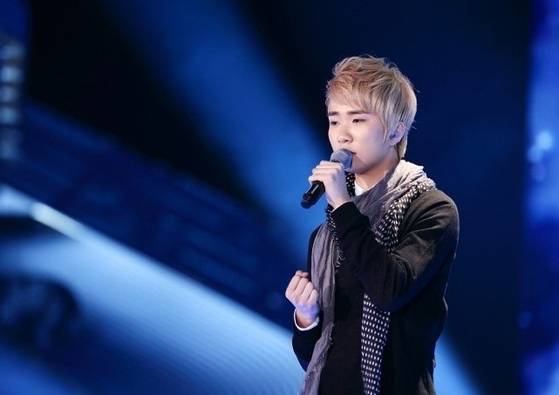 Yoon Hyun-sang competes in the first season of TV channel SBS’s audition program ’Kpop Star" to become one of the top seven contestants. [SBS]