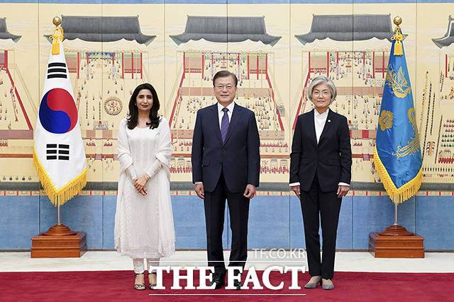 뭄타즈 자흐라 발로치 주한 파키스탄대사. /청와대 제공