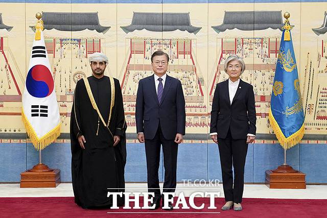 자카리아 하메드 힐랄 알 사아디 주한 오만대사. /청와대 제공