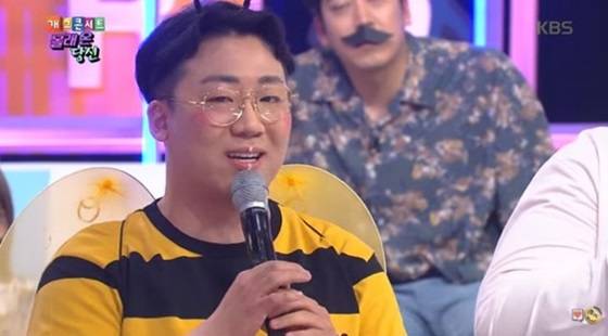'개그콘서트'에 출연한 개그맨 박대승 /사진='개그콘서트' 방송 화면