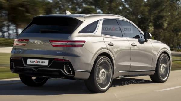 제네시스 'GV70' 예상도 (출처 ː KOAECA.RU)