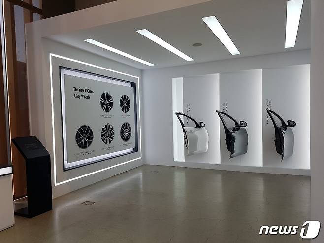 더 뉴 메르세데스-벤츠 E클래스 시승행사가 열린 더 하우스오브E© 뉴스1 김민석 기자