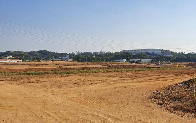 부지 조성 공사 단계인 평택 브레인시티 공사 현장 /유한빛 기자