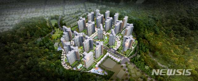 [서울=뉴시스]대림건설, 대전옥계2구역 조감도. (사진 = 업체 제공)