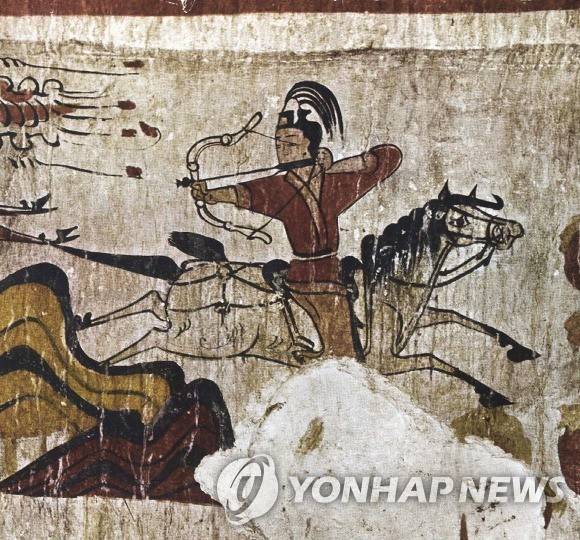 고구려 무용총의 기마사냥 벽화 [창비 제공. 연합뉴스 자료사진]