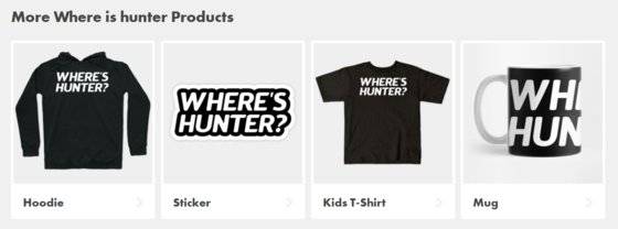 미국의 프린팅티셔츠 전문 의류사이트에선 각종 의혹을 받고 있는 헌터 바이든을 조롱하는 문구가 담긴 의류가 판매되고 있다. [teepublic 캡처]