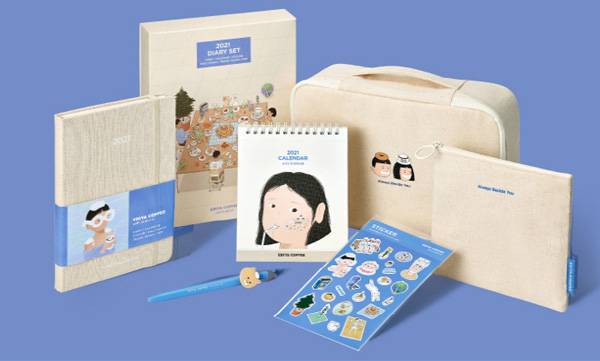 이디야커피 `2021 다이어리 세트`