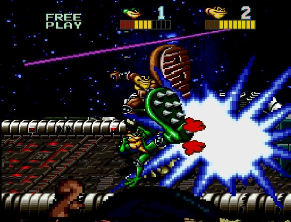 (이 시원시원한 발차기를 보라! 무지막지한 파괴력의 실감할 수 있다!)