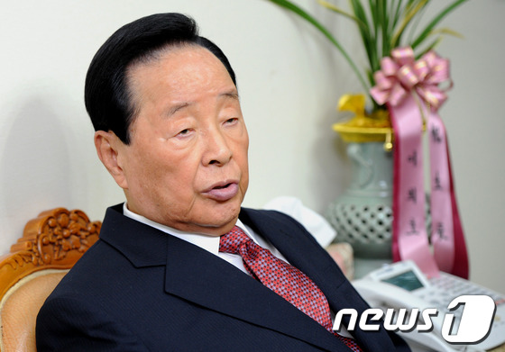2011년 12월 28일 서울 동작구 상도동 자택에서 김영삼 전 대통령.